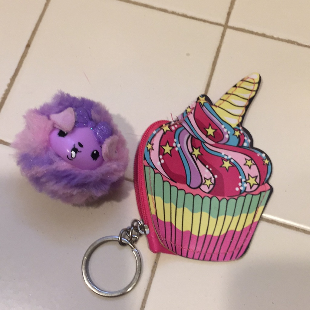 Bag Mini Coin Wallet With Toy In Good Condition